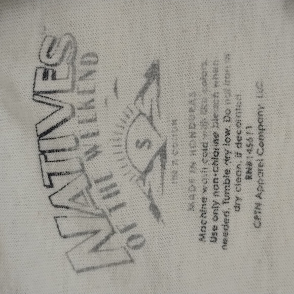 Vintage Natives Of The Weekend American Thunder #01 Racing Off White TShirt - Picture 5 of 10